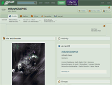 Tablet Screenshot of mikeshgraphix.deviantart.com