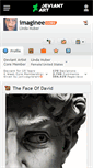 Mobile Screenshot of imaginee.deviantart.com