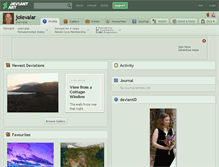 Tablet Screenshot of joievalar.deviantart.com