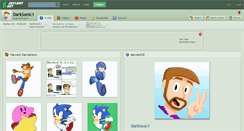 Desktop Screenshot of darksonic1.deviantart.com