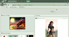 Desktop Screenshot of carra.deviantart.com