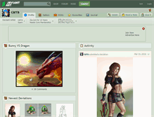 Tablet Screenshot of carra.deviantart.com
