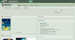 Desktop Screenshot of happy-ninja.deviantart.com