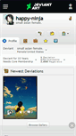 Mobile Screenshot of happy-ninja.deviantart.com