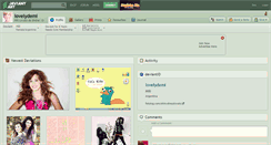 Desktop Screenshot of lovelydemi.deviantart.com