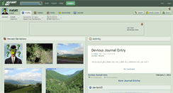 Desktop Screenshot of matati.deviantart.com