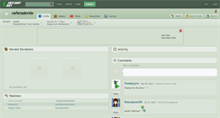 Desktop Screenshot of neferadenile.deviantart.com