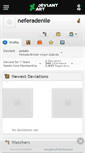 Mobile Screenshot of neferadenile.deviantart.com