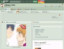 Tablet Screenshot of hijikata-x-okita.deviantart.com