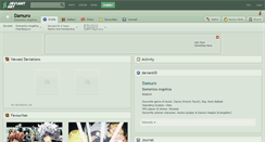 Desktop Screenshot of damuro.deviantart.com