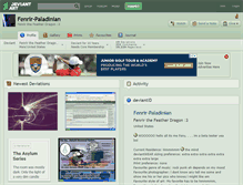 Tablet Screenshot of fenrir-paladinian.deviantart.com