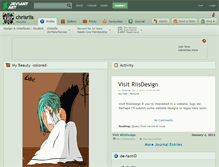 Tablet Screenshot of chrisriis.deviantart.com