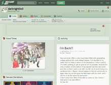 Tablet Screenshot of darknight0x0.deviantart.com