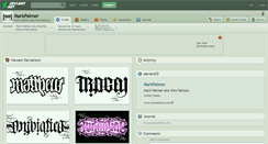 Desktop Screenshot of markpalmer.deviantart.com