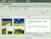 Tablet Screenshot of neutraldensity.deviantart.com