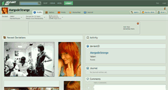 Desktop Screenshot of margodestrange.deviantart.com