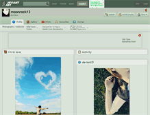 Tablet Screenshot of moonrock13.deviantart.com