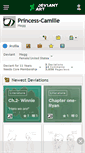 Mobile Screenshot of princess-camille.deviantart.com