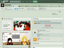 Tablet Screenshot of epicmoon.deviantart.com