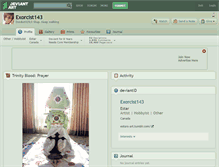 Tablet Screenshot of exorcist143.deviantart.com