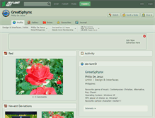 Tablet Screenshot of greatsphynx.deviantart.com