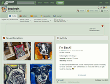 Tablet Screenshot of beachrain.deviantart.com