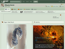 Tablet Screenshot of kitsune-seven.deviantart.com