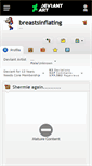 Mobile Screenshot of breastsinflating.deviantart.com