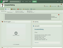 Tablet Screenshot of breastsinflating.deviantart.com