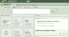 Desktop Screenshot of copper1234.deviantart.com