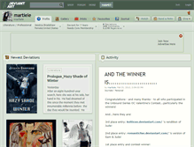 Tablet Screenshot of martiele.deviantart.com