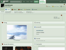 Tablet Screenshot of monstreum.deviantart.com