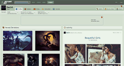 Desktop Screenshot of des3rt.deviantart.com