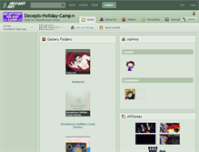 Tablet Screenshot of decepts-holiday-camp.deviantart.com