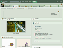Tablet Screenshot of berkowski.deviantart.com