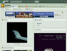 Tablet Screenshot of mymosa.deviantart.com