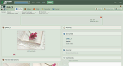 Desktop Screenshot of dulc3.deviantart.com
