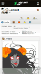 Mobile Screenshot of l-ement.deviantart.com
