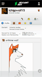 Mobile Screenshot of ichigowolf15.deviantart.com
