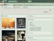 Tablet Screenshot of fowz.deviantart.com