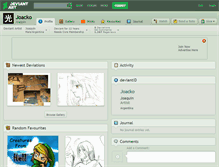 Tablet Screenshot of joacko.deviantart.com