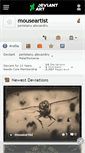 Mobile Screenshot of mouseartist.deviantart.com