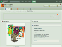 Tablet Screenshot of bindweed007.deviantart.com