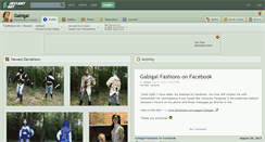 Desktop Screenshot of gabigal.deviantart.com