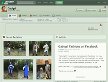 Tablet Screenshot of gabigal.deviantart.com