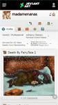 Mobile Screenshot of madamenanas.deviantart.com
