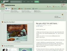 Tablet Screenshot of madamenanas.deviantart.com