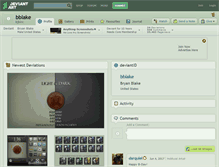 Tablet Screenshot of bblake.deviantart.com