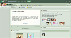 Desktop Screenshot of candyfans.deviantart.com