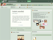 Tablet Screenshot of candyfans.deviantart.com